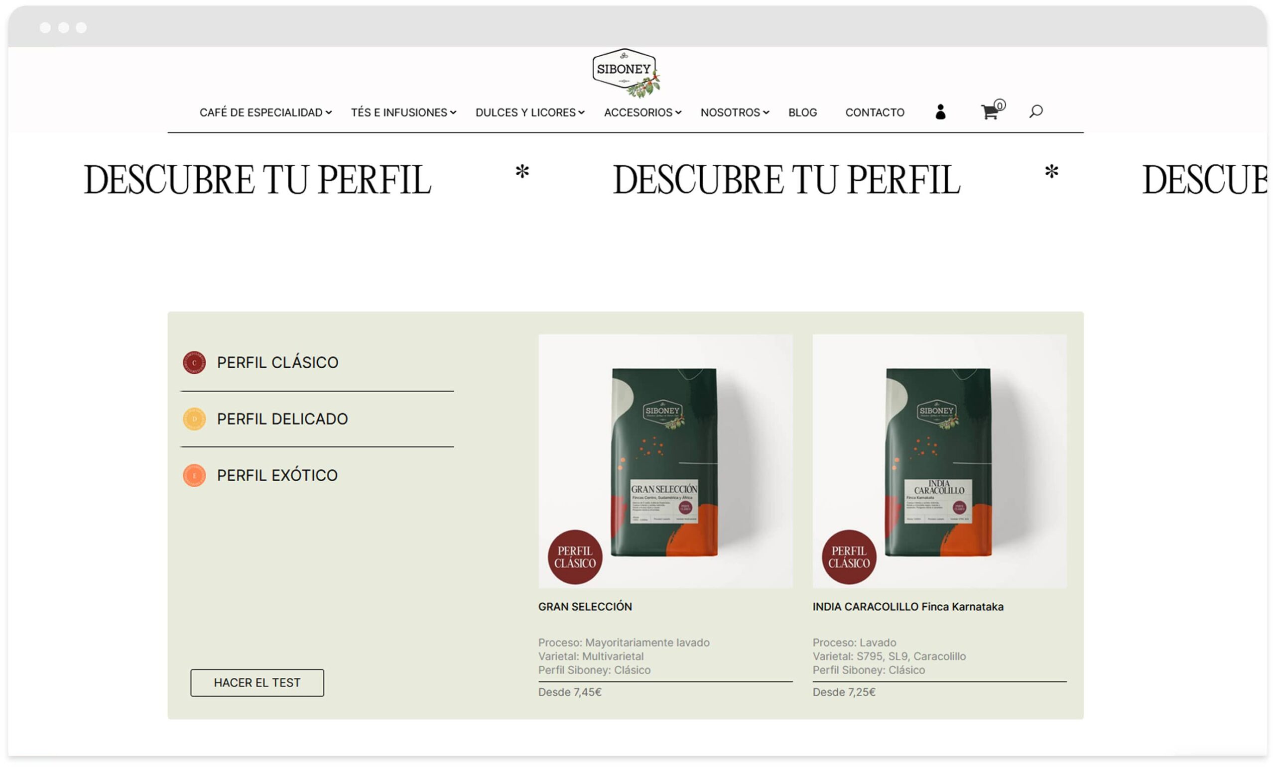 Proyecto Café Siboney - Tienda Online de Café de Especialidad